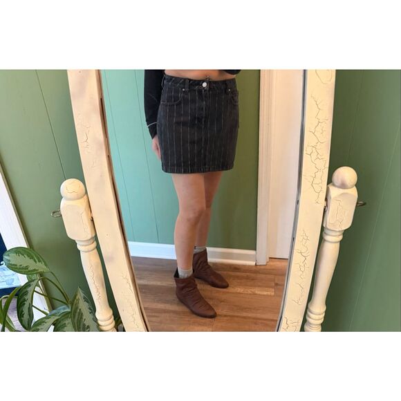 Vintage Nine West Dinah Soft Leather Slouch Ankle Boots Brown Minimalist - Picture 11 of 11